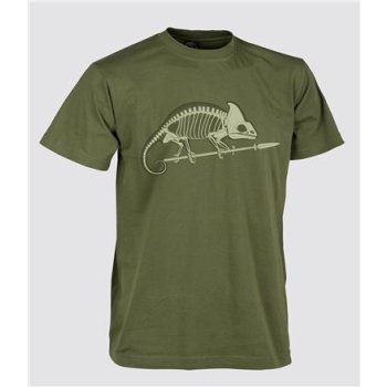 T-Shirt (Chameleon skeleton) - US Green 