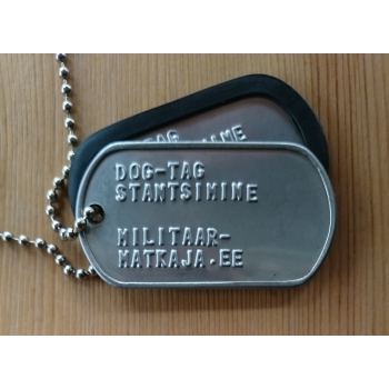 Dog Tag (with stamping) - Stainless Steel