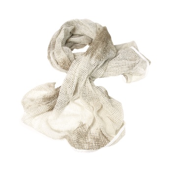 Net Scarf - White