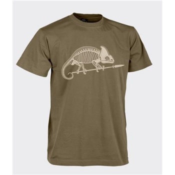 T-Shirt (Chameleon skeleton) - Cotton - Coyote