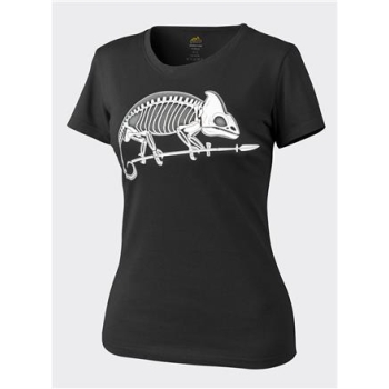 Women's T-Shirt/ Chameleon - black
