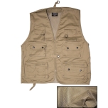 OD Hunting And Fishing Vest With Mesh Lining - Olive