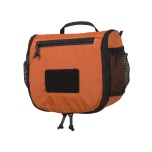 TRAVEL TOILETRY BAG - ORANGE/ BLACK