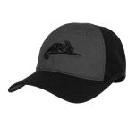 LOGO CAP - POLYCOTTON RIPSTOP - BLACK / SHADOW GREY